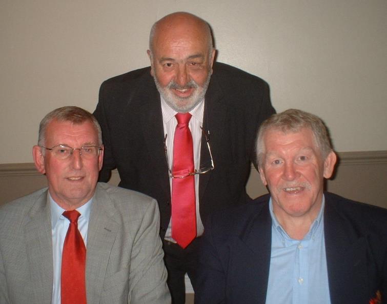 Bill Carne, Johnny Jones and Graham Price